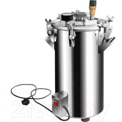 Автоклав для консервирования ДОБРЫЙ ЖАР 2в1 с тэном (17л)