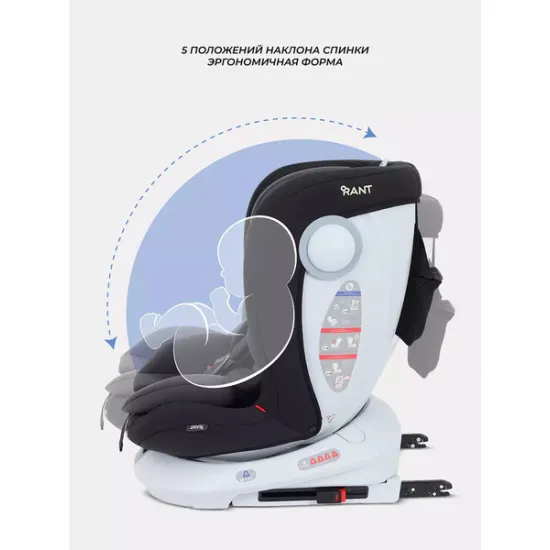 Автокресло Rant Drive Isofix / LB619 (Grey)
