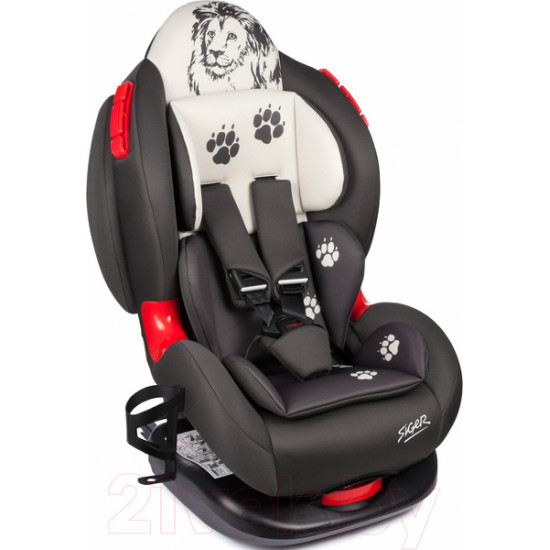 Автокресло Siger Кокон Isofix lux / KRES4015 (серый/бежевый)
