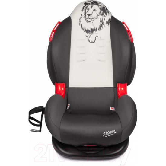 Автокресло Siger Кокон Isofix lux / KRES4015 (серый/бежевый)