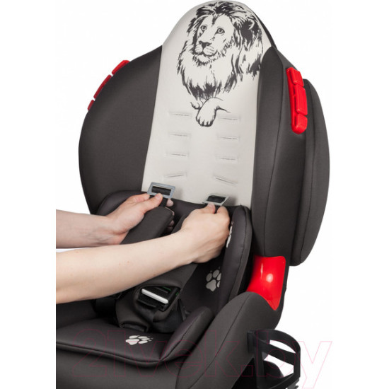 Автокресло Siger Кокон Isofix lux / KRES4015 (серый/бежевый)
