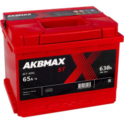 Автомобильный аккумулятор AKBMAX L ST 65L L2 (65 А/ч) Автомобильный аккумулятор AKBMAX L ST 65L L2 (65 А/ч)