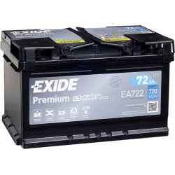 Автомобильный аккумулятор Exide Premium EA722 (72 А/ч) Автомобильный аккумулятор Exide Premium EA722 (72 А/ч)