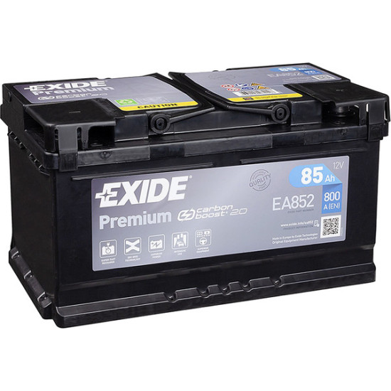 Автомобильный аккумулятор Exide Premium EA852 (85 А/ч) Автомобильный аккумулятор Exide Premium EA852 (85 А/ч)