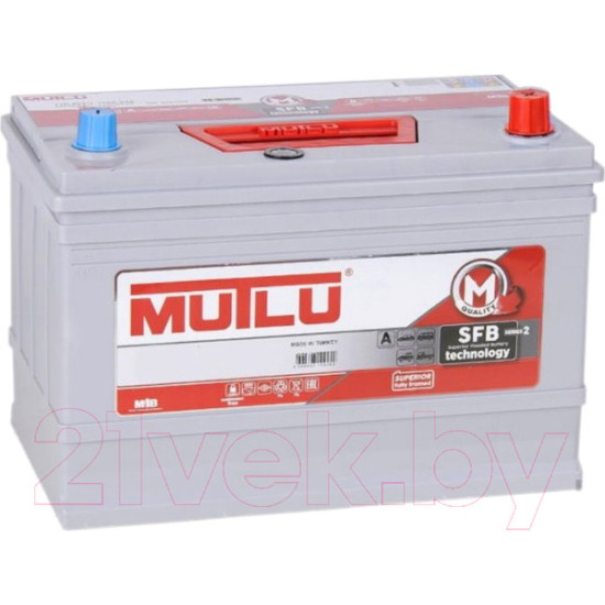 Автомобильный аккумулятор Mutlu JIS R+ / D31.100.076.C (100 А/ч) Автомобильный аккумулятор Mutlu JIS R+ / D31.100.076.C (100 А/ч)