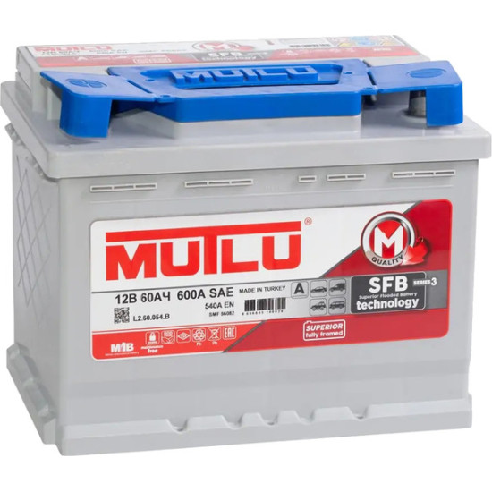 Автомобильный аккумулятор Mutlu L+ Calcium 60L L2 (60 А/ч) Автомобильный аккумулятор Mutlu L+ Calcium 60L L2 (60 А/ч)