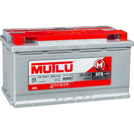 Автомобильный аккумулятор Mutlu L+ / L5.100.083.B (100 А/ч) Автомобильный аккумулятор Mutlu L+ / L5.100.083.B (100 А/ч)