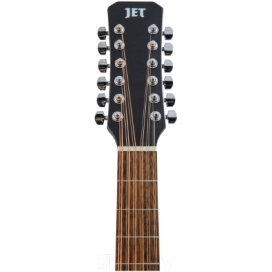 Электроакустическая гитара JET JDEC-255/12 BKS Электроакустическая гитара JET JDEC-255/12 BKS
