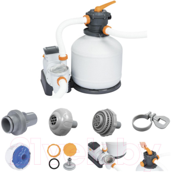 Фильтр-насос песочный Bestway 58486 (11355 л/ч) Фильтр-насос песочный Bestway 58486 (11355 л/ч)