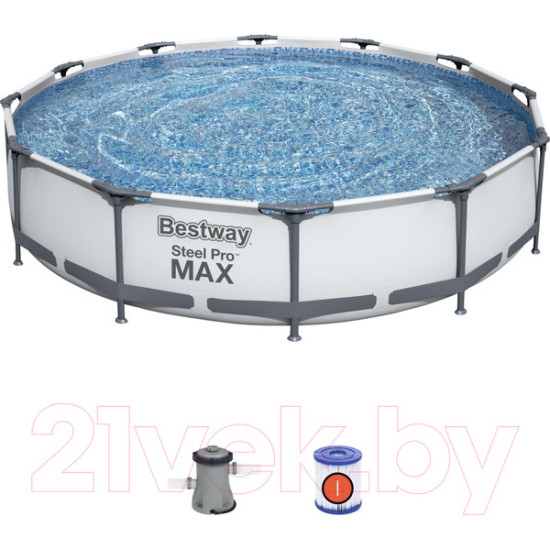 Каркасный бассейн Bestway Steel Pro Max 56416 (366x76) Каркасный бассейн Bestway Steel Pro Max 56416 (366x76)