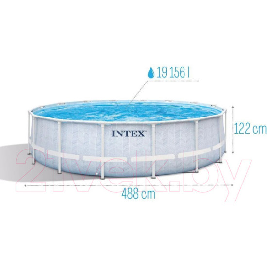 Каркасный бассейн Intex Prism Frame Chevron 26746 (488х122) Каркасный бассейн Intex Prism Frame Chevron 26746 (488х122)