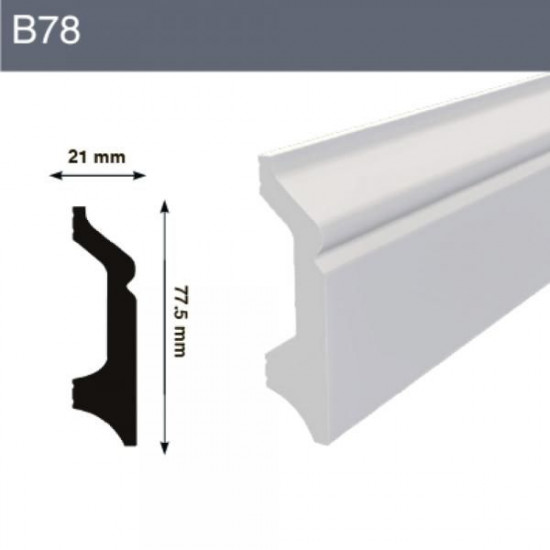Плинтус напольный Hiwood B78 Плинтус напольный Hiwood B78