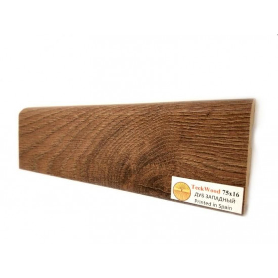 Плинтус напольный МДФ TeckWood Дуб Западный (Oak West) (75х16) Плинтус напольный МДФ TeckWood Дуб Западный (Oak West) (75х16)